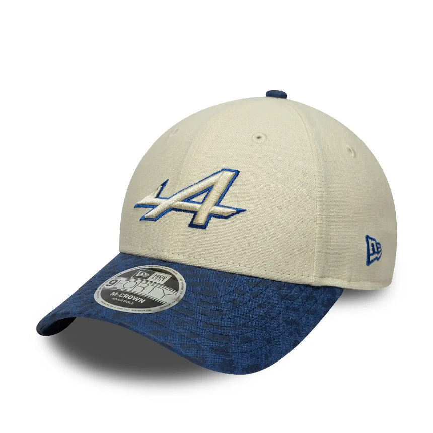 Casquette Alpine, héritage, 9FORTY, New Era, blanche