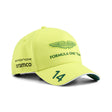 Casquette Aston Martin, équipe, Fernando Alonso, Puma, citron vert, 2026