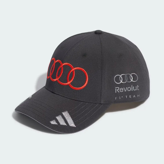 Casquette Audi adidas, équipe, Gabriel Bortoleto, noire, 2026