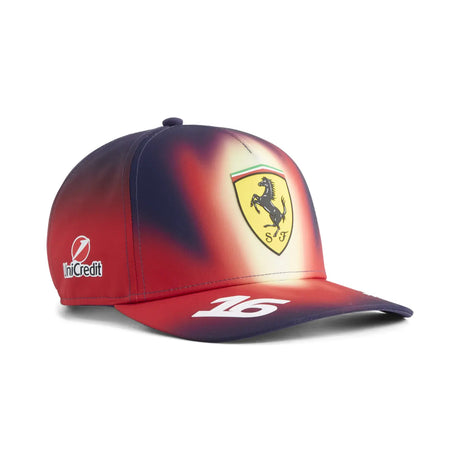 Casquette Ferrari, équipe, Charles Leclerc, Édition Spéciale Chine, Puma, rouge, 2026
