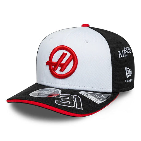 Casquette Haas F1, équipe, Esteban Ocon, 9SEVENTY, New Era, noire, 2026