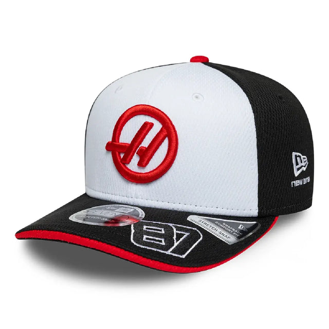 Casquette Haas F1, équipe, Oliver Bearman, 9SEVENTY, New Era, noire, 2026