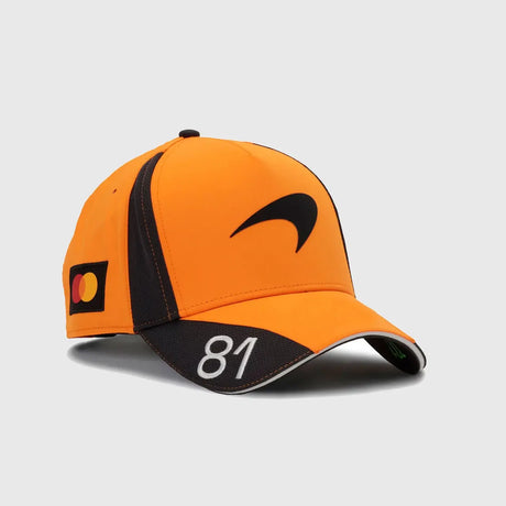 Casquette McLaren, équipe, Oscar Piastri, enfants, papaye, 2026