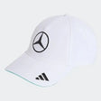 Casquette Mercedes, équipe, adidas, blanche