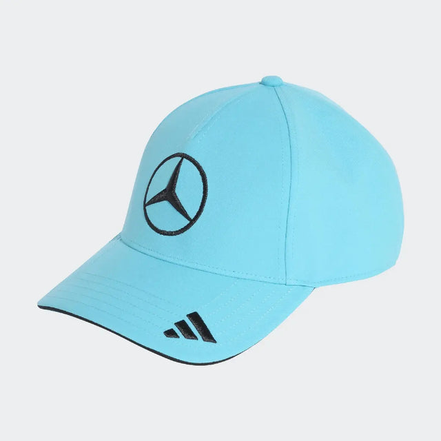 Casquette Mercedes, équipe, adidas, George Russell, bleu
