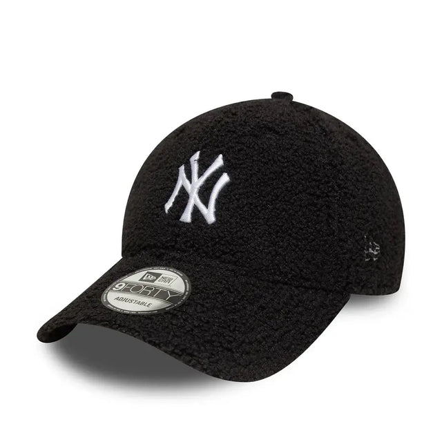 Casquette New York Yankees, hiver borg, New Era, 9FORTY, noire