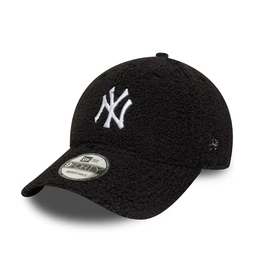 Casquette New York Yankees, hiver borg, New Era, 9FORTY, noire