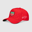 Casquette Tag Heuer X Ayrton Senna, matelassée, rouge