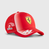 Casquette trucker Ferrari, équipe, Lewis Hamilton, enfants, rouge