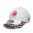 Casquette Visa RB, damier, 9FORTY, New Era, blanche