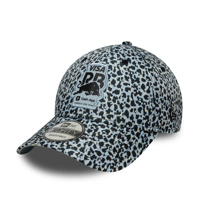 Casquette Visa RB, léopard, 9FORTY, New Era, bleue