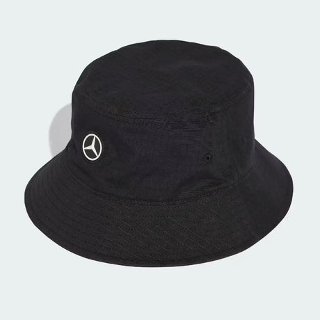 Chapeau seau Mercedes, équipe, mécaniciens, adidas, noir, 2026