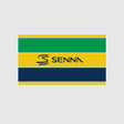 Drapeau Ayrton Senna, jaune