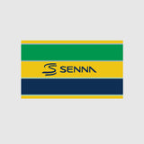 Drapeau Ayrton Senna, jaune