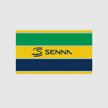 Drapeau Ayrton Senna, jaune