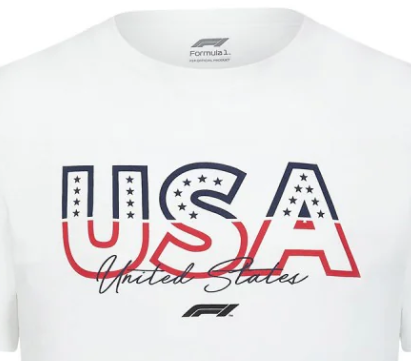 T-shirt F1 Fanwear Austin GP SE, blanc, 2022