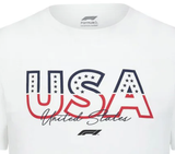 T-shirt F1 Fanwear Austin GP SE, blanc, 2022