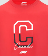 F1 Fanwear Canada GP, T-shirt, rouge, 2022,