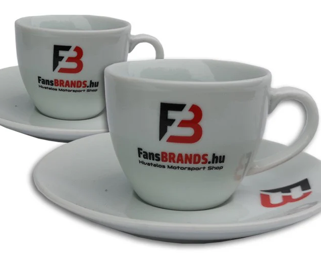 Tasse à café FansBRANDS, blanche, 2 pièces