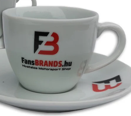 Tasse à café FansBRANDS, blanche, 2 pièces