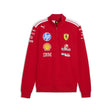 Ferrari pullover, équipe, demi-zip, T7, rouge