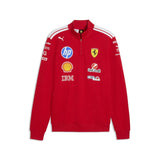 Ferrari pullover, équipe, demi-zip, T7, rouge