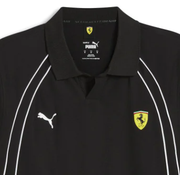 Ferrari, Puma, racing polo shirt, black