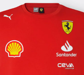 Camiseta del equipo Ferrari Puma, roja, 2024