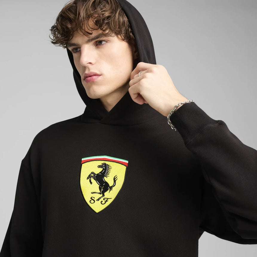 Sudadera con capucha Ferrari Race - Negra 🔥
