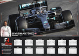 Calendrier de course Lewis Hamilton, Multicolore