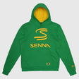 Hoodie Ayrton Senna, héritage, vert