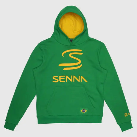 Hoodie Ayrton Senna, héritage, vert