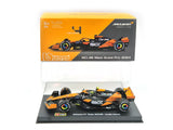 Voiture miniature McLaren, Bburago, Lando Norris, livrée Miami, boîte acrylique, MCL38 🔥