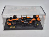 Voiture miniature McLaren, Bburago, Lando Norris, livrée Miami, boîte acrylique, MCL38 🔥