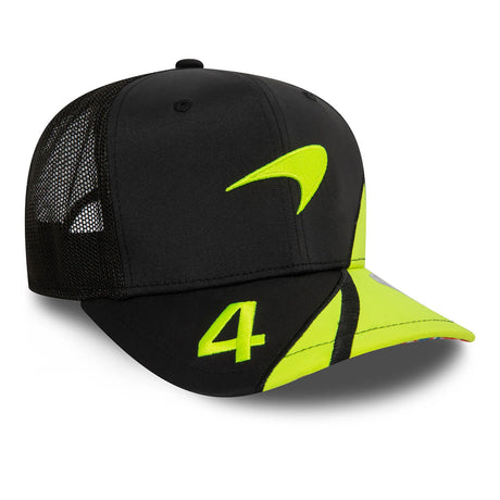 Casquette de baseball McLaren, NEW ERA, Lando Norris, Silverstone, Adulte, jaune, 2024