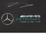 Drapeau Mercedes, Valtteri Bottas, 120x90 cm, noir, 2021