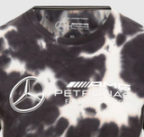 Mercedes Womens Tie Dye Tee, gris