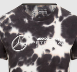 Mercedes Womens Tie Dye Tee, gray