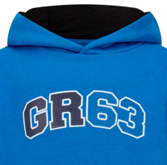 Mercedes Kids George Russell Hoodie, Blue