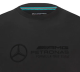 T-Shirt Mercedes, Stealth Large Logo, Noir, 2022