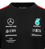Sweat-shirt ras du cou 'Mercedes Team', noir, 2023