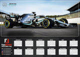 Calendrier de course Mercedes AMG Petronas, Multicolore - FansBRANDS®
