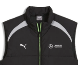 Mercedes vest, Puma, quilted, black