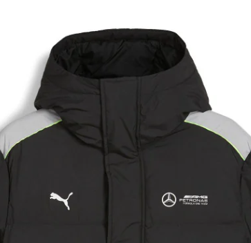 Mercedes, Puma, MT7+ Ecolite Padded Jacket, black