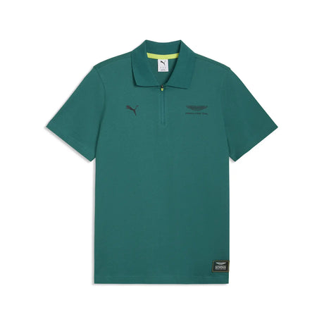 Polo Aston Martin, Jacquard, coupe régulière, Puma, vert