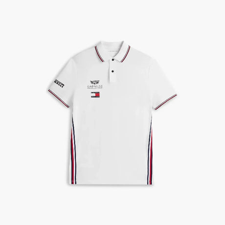Polo Cadillac F1, équipe, Tommy Hilfiger, blanc, 2026