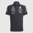 Polo Mercedes, équipe, ingénieurs, adidas, noir, 2026