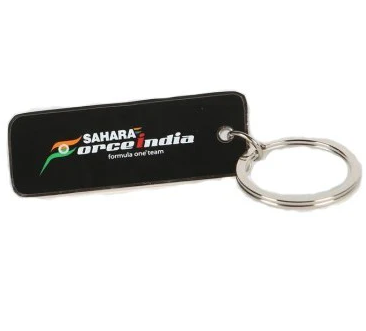 Porte-clés Force India, FI Team Logo Metal, noir, 2015