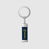Porte-clés Ayrton Senna, signé, bleu