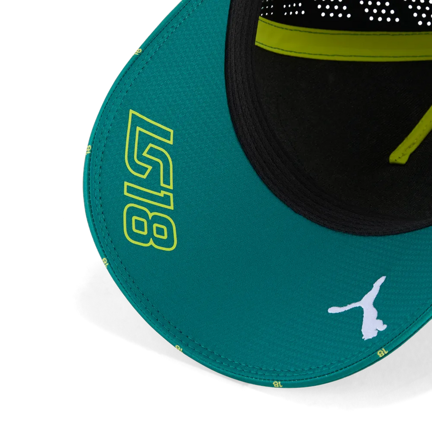 Casquette Aston Martin, équipe, Lance Stroll, vert